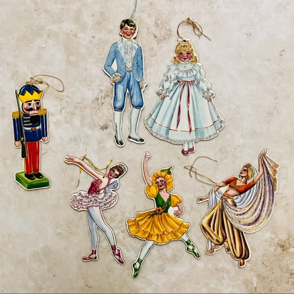 B. Shackman & Co Die Cut Ornaments 1988 Vintage NUTCRACKER - Picture 2 of 5